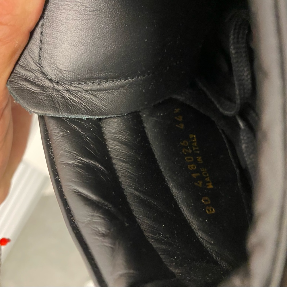 Saint Laurent men high top court sneakers shoes size 44.5 is 11.5 - Picture 7 of 9